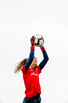 Goalkeeper Cecilie Fiskerstrand of Norway