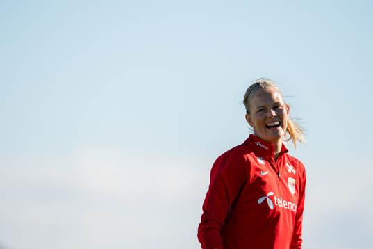 Goalkeeper Ingrid Hjelmseth of Norway