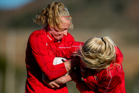 Ina Gausdal and Emilie Nautnes of Norway
