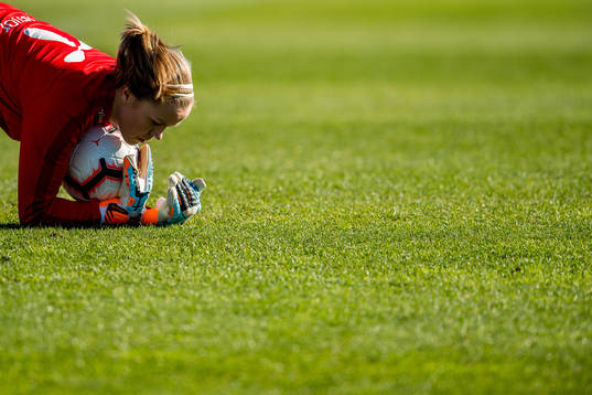 Goalkeeper Nora Neset Gjøen of Norway
