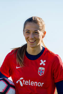 Goalkeeper Cecilie Fiskerstrand of Norway