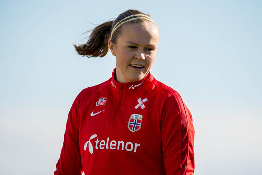 Goalkeeper Nora Neset Gjøen of Norway