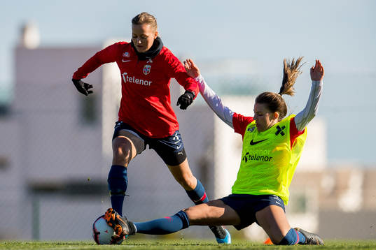 Kristine Minde and Cecilie Redisch Kvamme of Norway