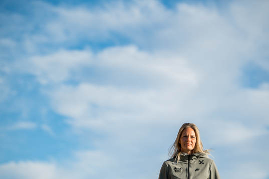 Goalkeeper Ingrid Hjelmseth of Norway poses for a portrait