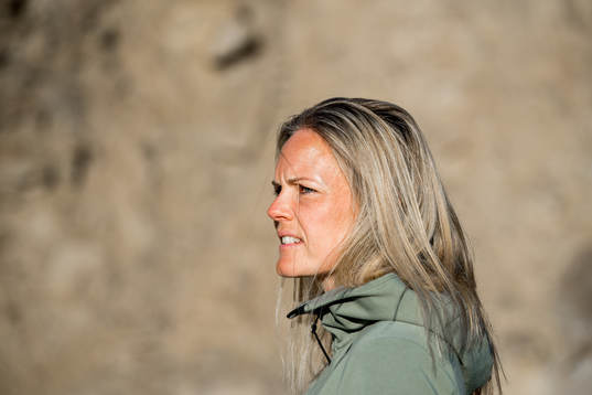 Goalkeeper Ingrid Hjelmseth of Norway poses for a portrait