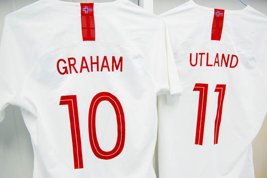 The kits of Caroline Graham Hansen and Lisa-Marie Karlseng