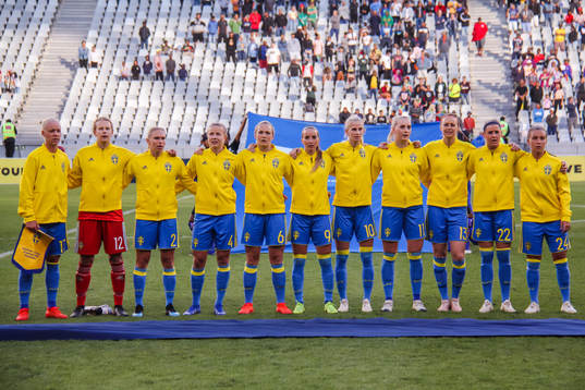 Caroline Seger , målvakt Cajsa Andersson , Jonna Andersson