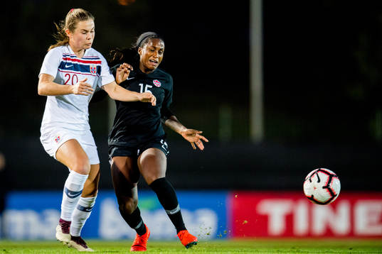 Emilie Bosshard Haavi of Norway and Nichelle Prince of
