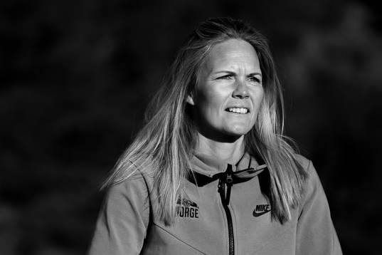 Goalkeeper Ingrid Hjelmseth of Norway poses for a portrait