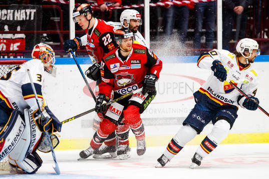 Malmö Redhawks Lars Bryggman och Max Görtz