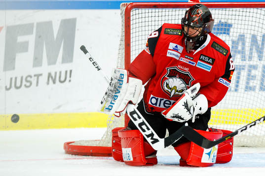 Malmö Redhawks målvakt Oscar Alsenfelt