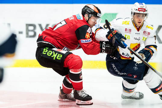 Malmö Redhawks David Madsen och Djurgårdens Robin Norell