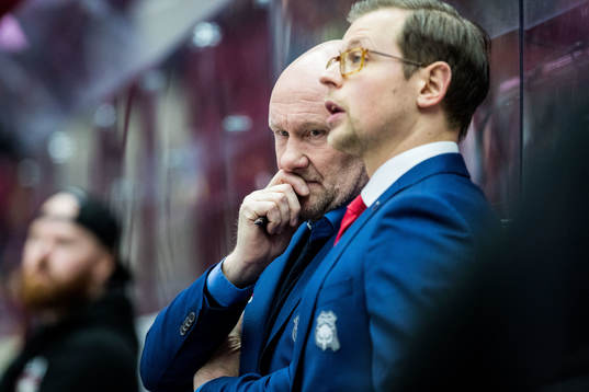 Malmö Redhawks tränare Peter Andersson och assisterande