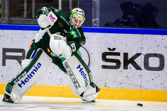 Färjestads målvakt Markus Svensson