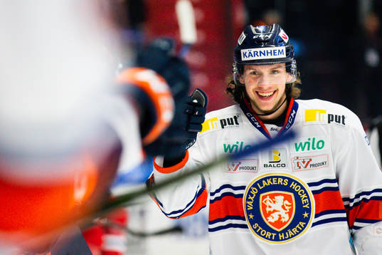 Växjös Dominik Bokk jublar