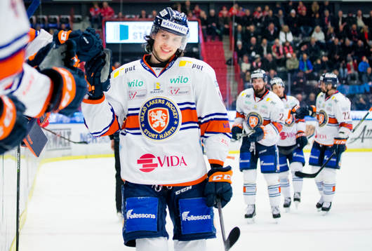 Växjös Dominik Bokk gör 1-2 och jublar