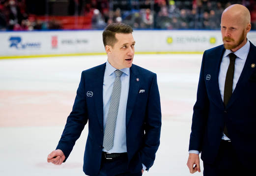 Växjös tränare Sam Hallam