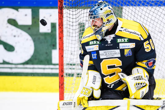 Södertäljes målvakt Alexander Sahlin