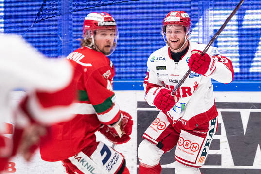 Timrås Sebastian Ohlsson och Moras Viktor Amnér