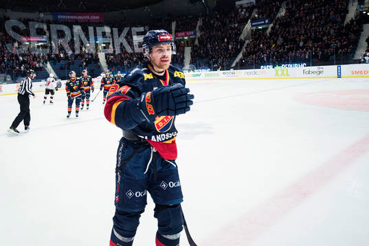 Djurgårdens Daniel Brodin jublar