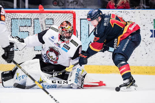 Malmö Redhawks målvakt Cristopher Nihlstorp och