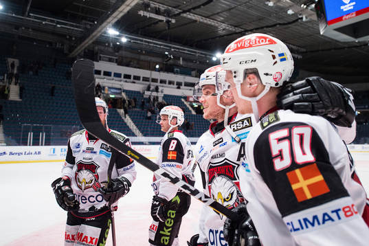 Malmö Redhawks Christoffer Forsberg och Tobias Ekberg