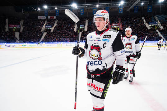 Malmö Redhawks Emil Sylvegård deppar