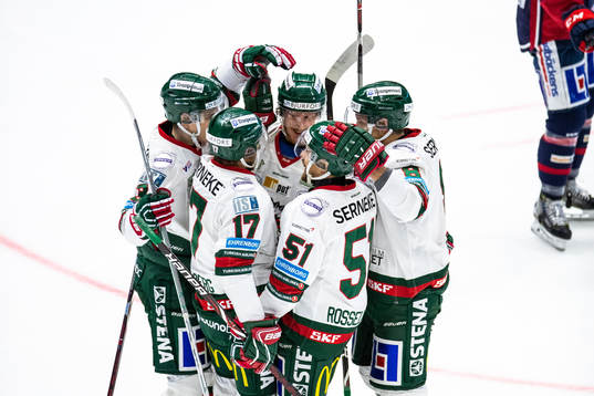 Frölunda Sebastian Stålberg jublar