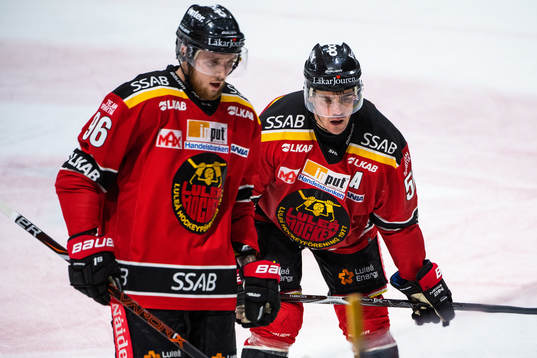 Luleås Robin Kovacs och Karl Fabricius deppar
