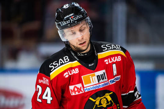Luleås Johan Harju deppar