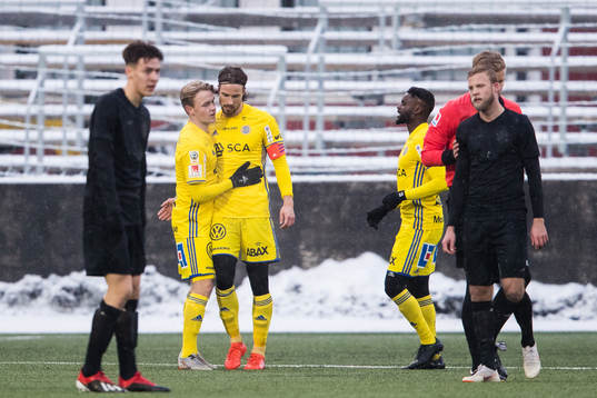 Sundsvalls Simon Marklund jublar