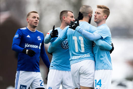 Malmö FFs Anders Christiansen jublar