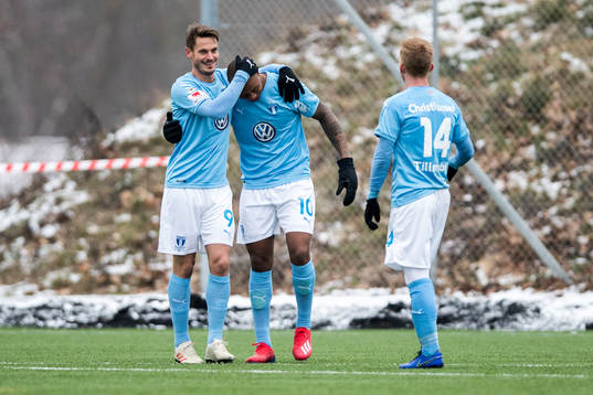 Malmö FFs Markus Rosenberg jublar