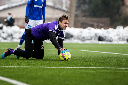 Malmö FFs målvakt Johan Dahlin