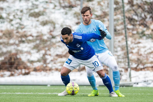 Lyngbys Rezan Corlu och Malmö FFs Arnor Traustason