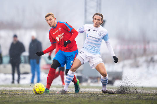 Helsingborgs Jakob Voelkerling Persson och Helsingörs