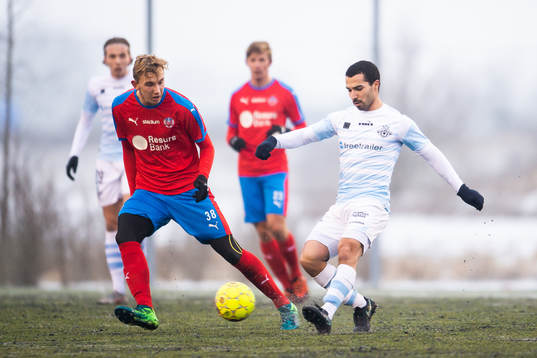 Helsingborgs Jakob Voelkerling Persson och Helsingörs