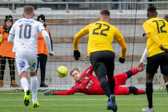 Häckens målvakt Peter Abrahamsson