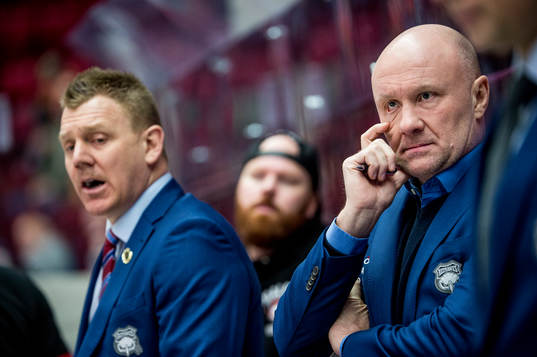 Malmö Redhawks assisterande tränare Jesper Mattsson och