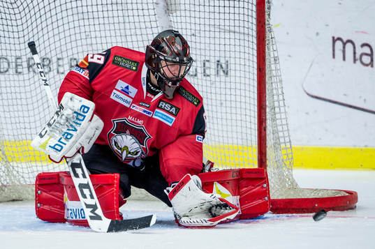 Malmö Redhawks målvakt Oscar Alsenfelt