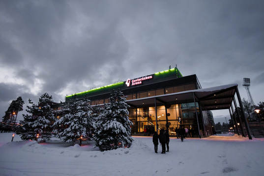 Exteriör av Gavlerinken Arena