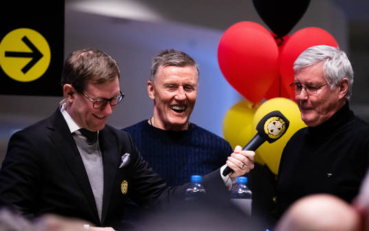 Brynäs legendarer Börje Salming och Stig Salming