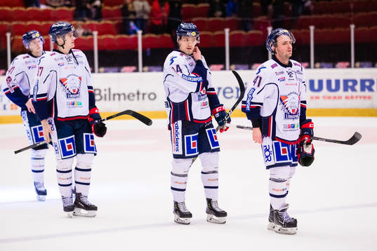 Linköpings Broc Little och Kristoffer Gunnarssons deppar