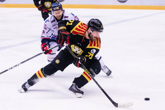 Brynäs Robert Kousal och Linköpings Andrew Gordon