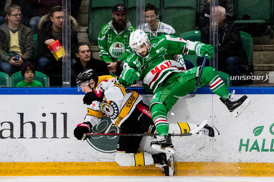 Luleås Fredrik Styrman och Rögles Craig Schira