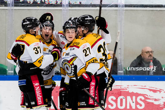 Luleås spelare jublar