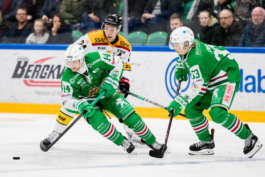 Rögles Trevor Mingoia och Samuel Jonsson