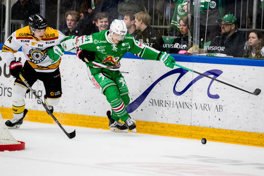 Luleås Jonas Berglund och Rögles Trevor Mingoia