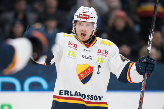 Djurgårdens Jacob Josefson jublar