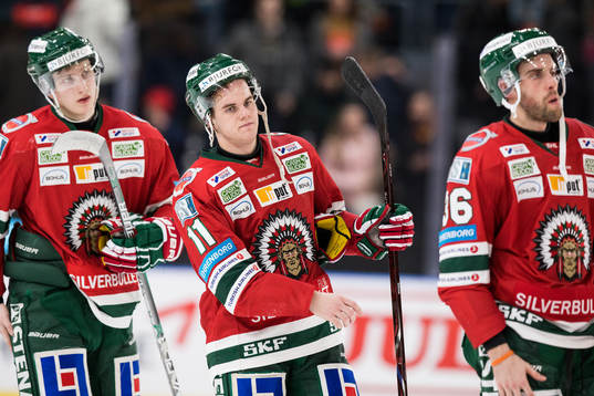 Frölundas Jacob Moverare, Samuel Fagemo och Brandon